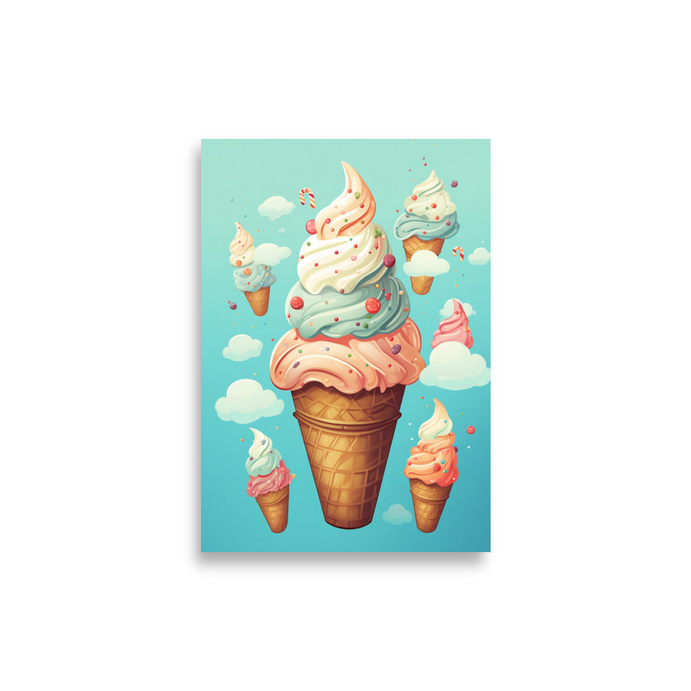 Ice cream poster - Posters - EMELART