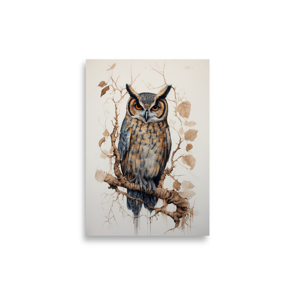 Owl poster - Posters - EMELART