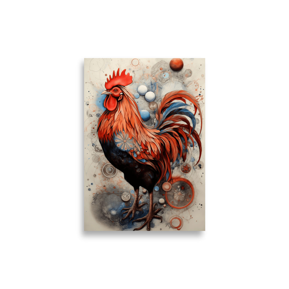 Rooster poster - Posters - EMELART