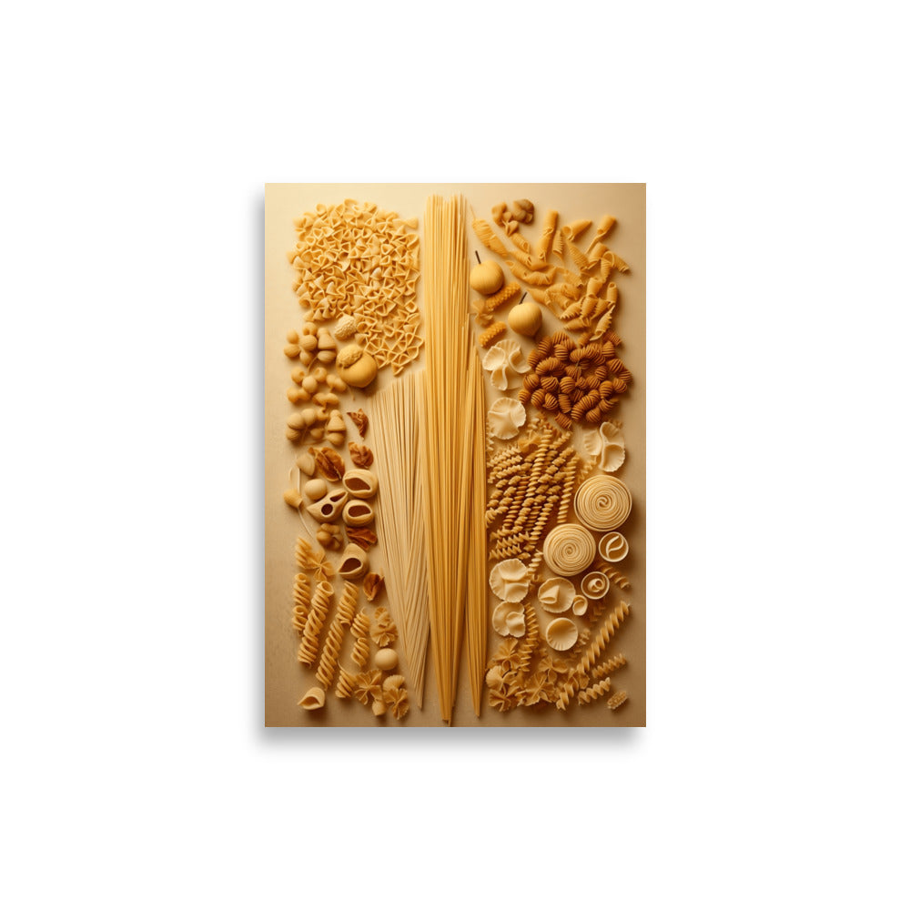 Pasta shapes poster - Posters - EMELART