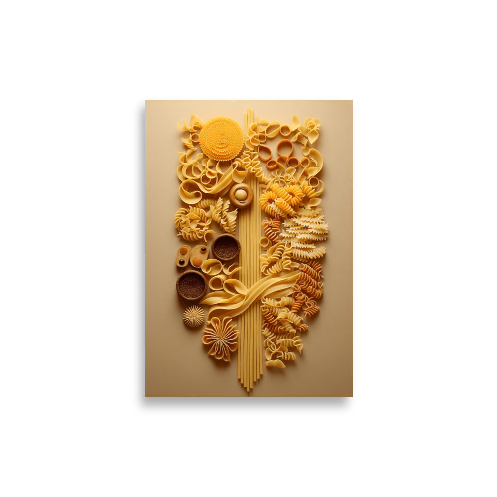 Pasta shapes poster - Posters - EMELART