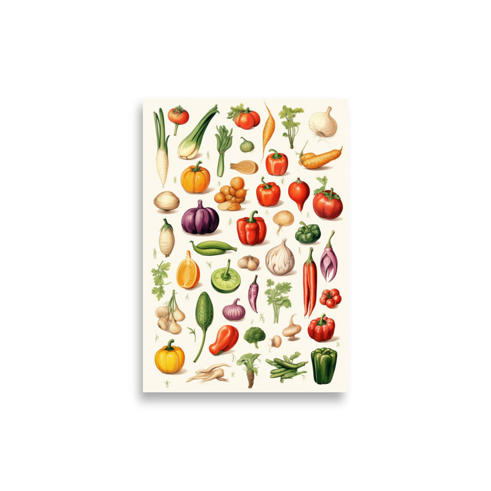 Vegetables poster - Posters - EMELART