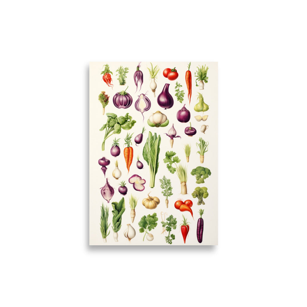 Vegetables poster - Posters - EMELART