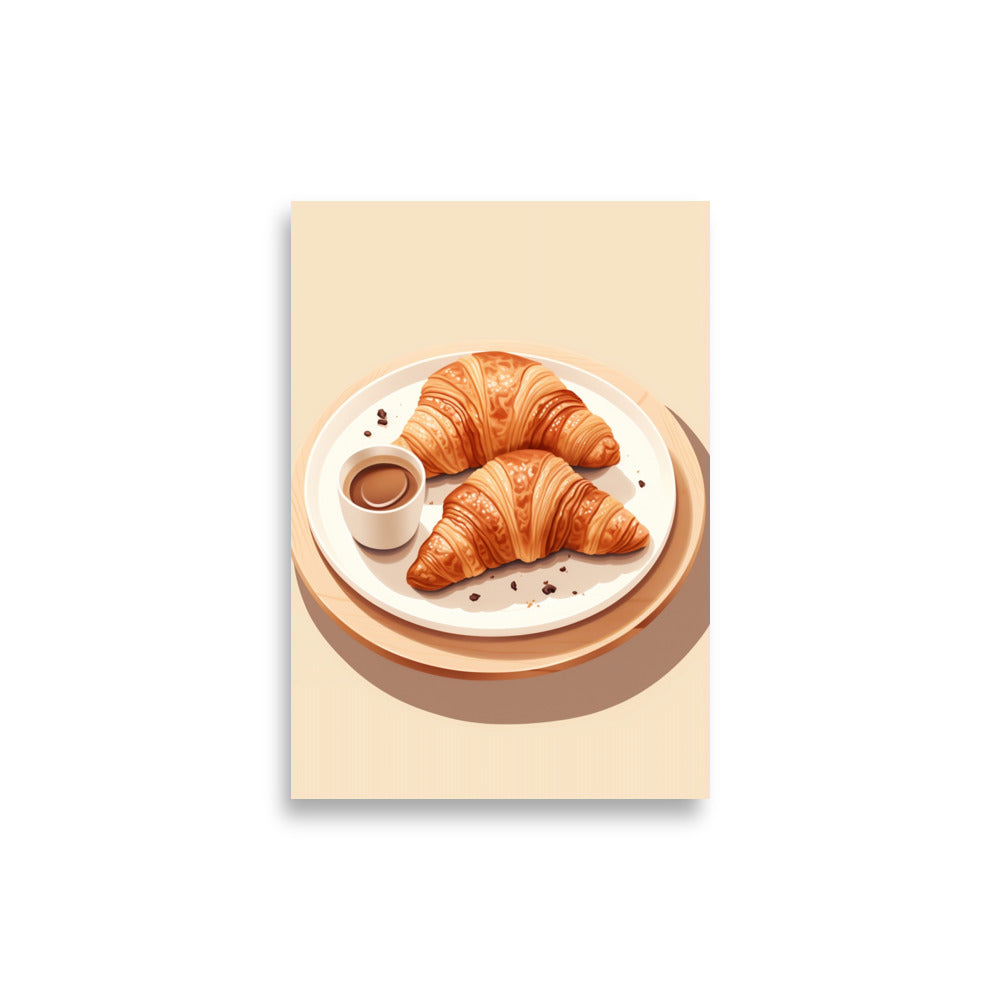 Croissants poster - Posters - EMELART