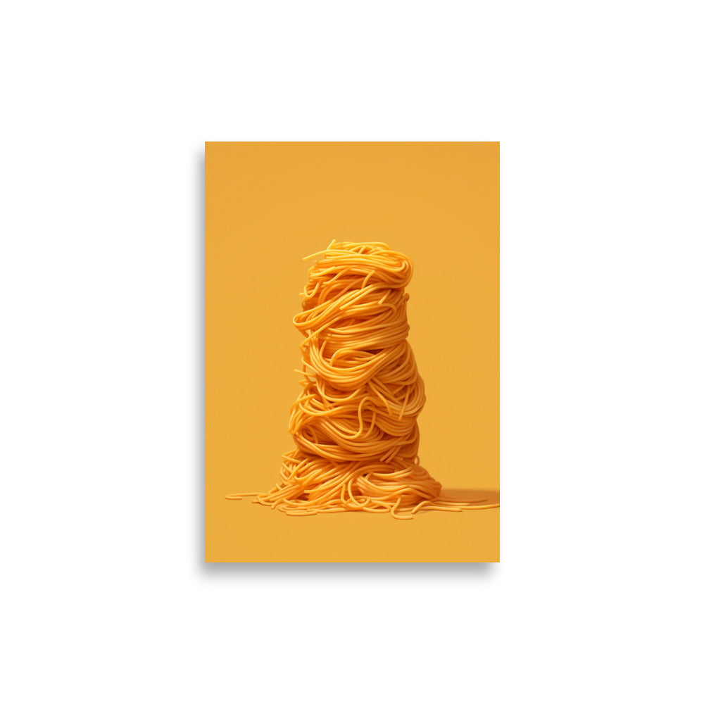 Pile of pasta poster - Posters - EMELART