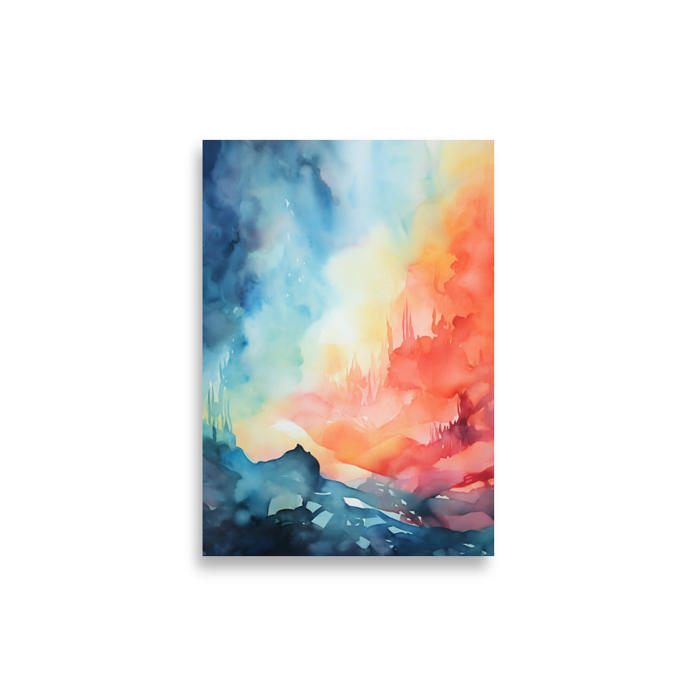 Abstract scenery pastel poster - Posters - EMELART