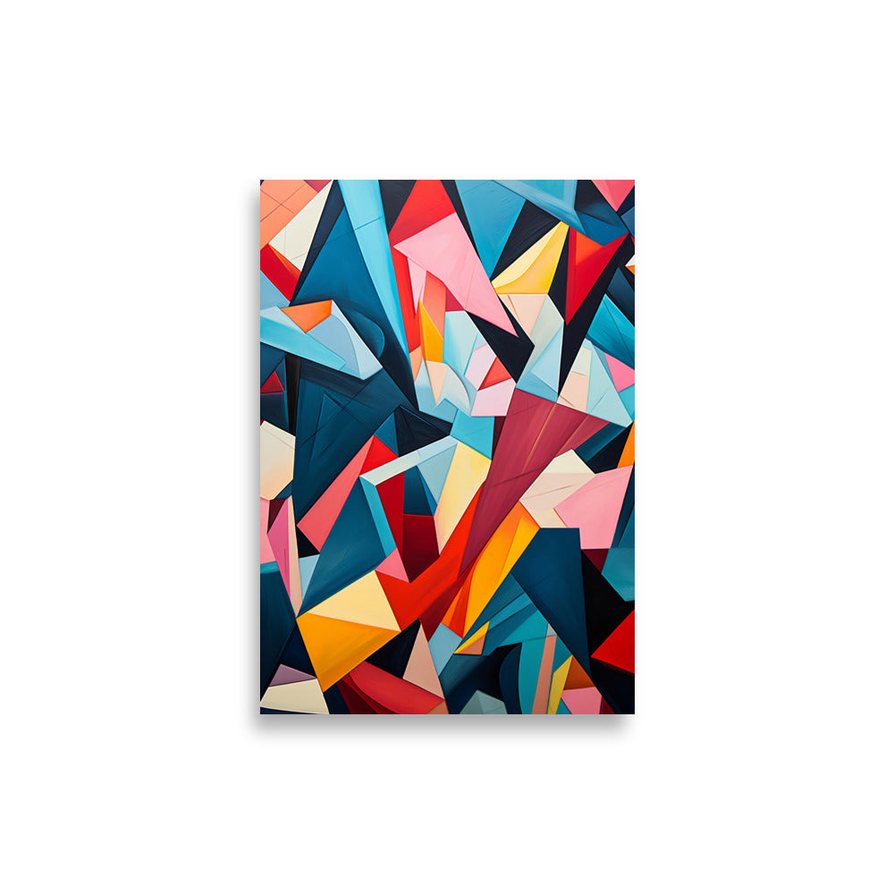 Abstract sharp shapes poster - Posters - EMELART