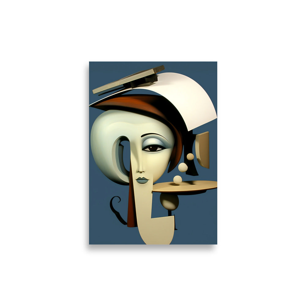 Cubism in 3d poster - Posters - EMELART