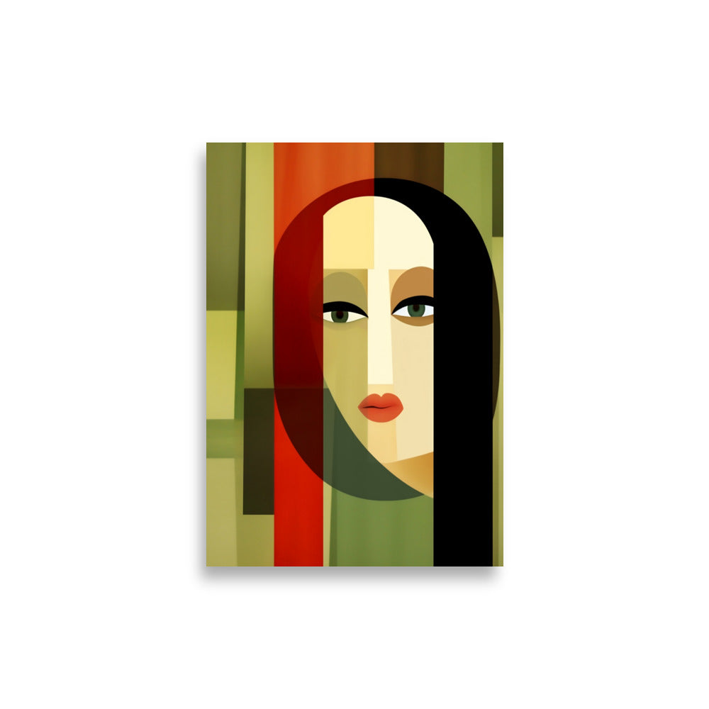 Cubism woman poster - Posters - EMELART