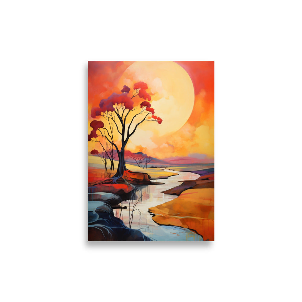 Abstract landscape poster - Posters - EMELART