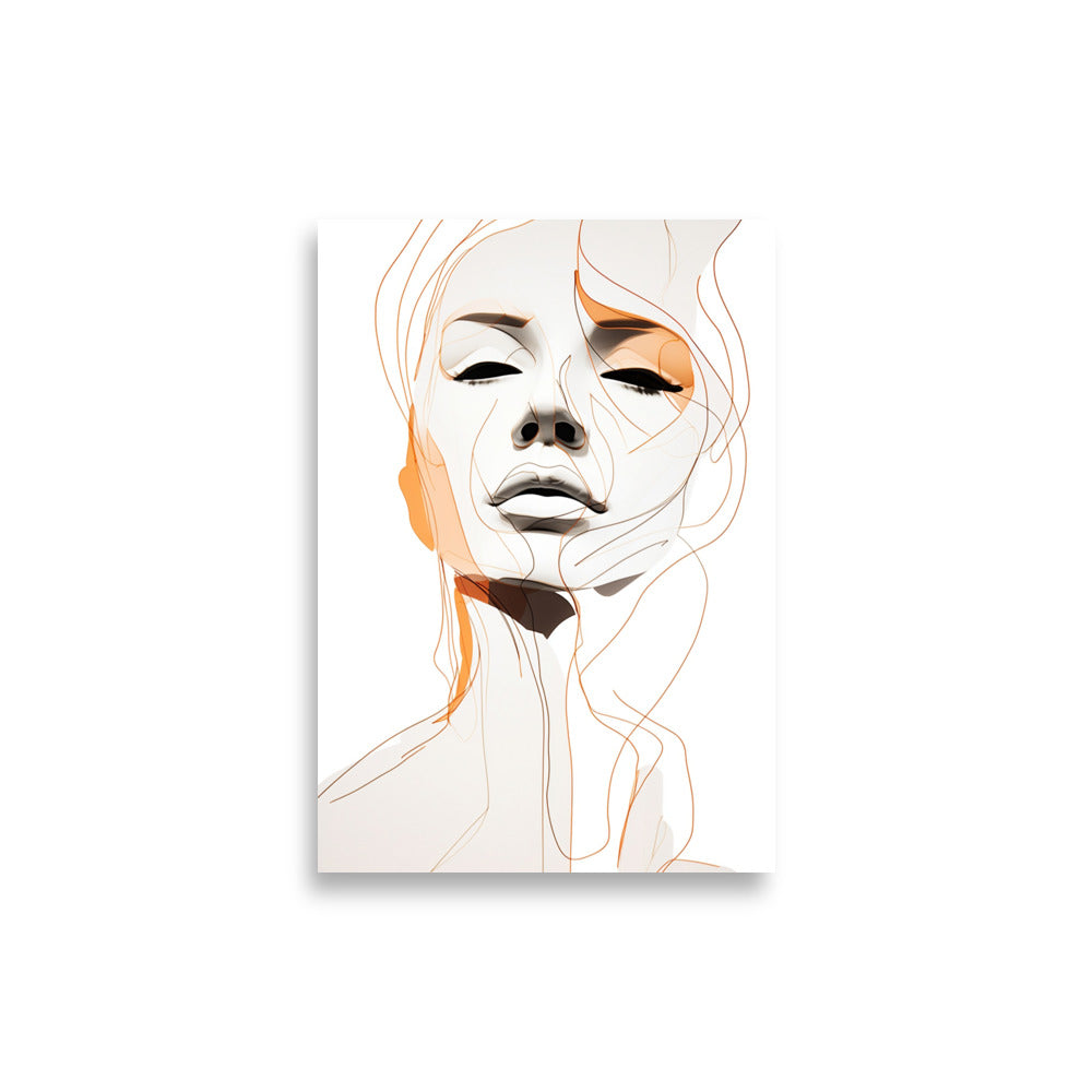 Woman lines poster - Posters - EMELART