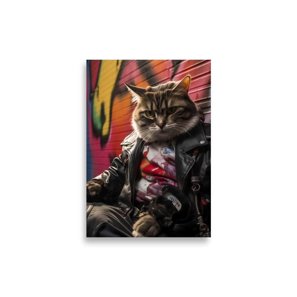 Rebellious Cat poster - Posters - EMELART