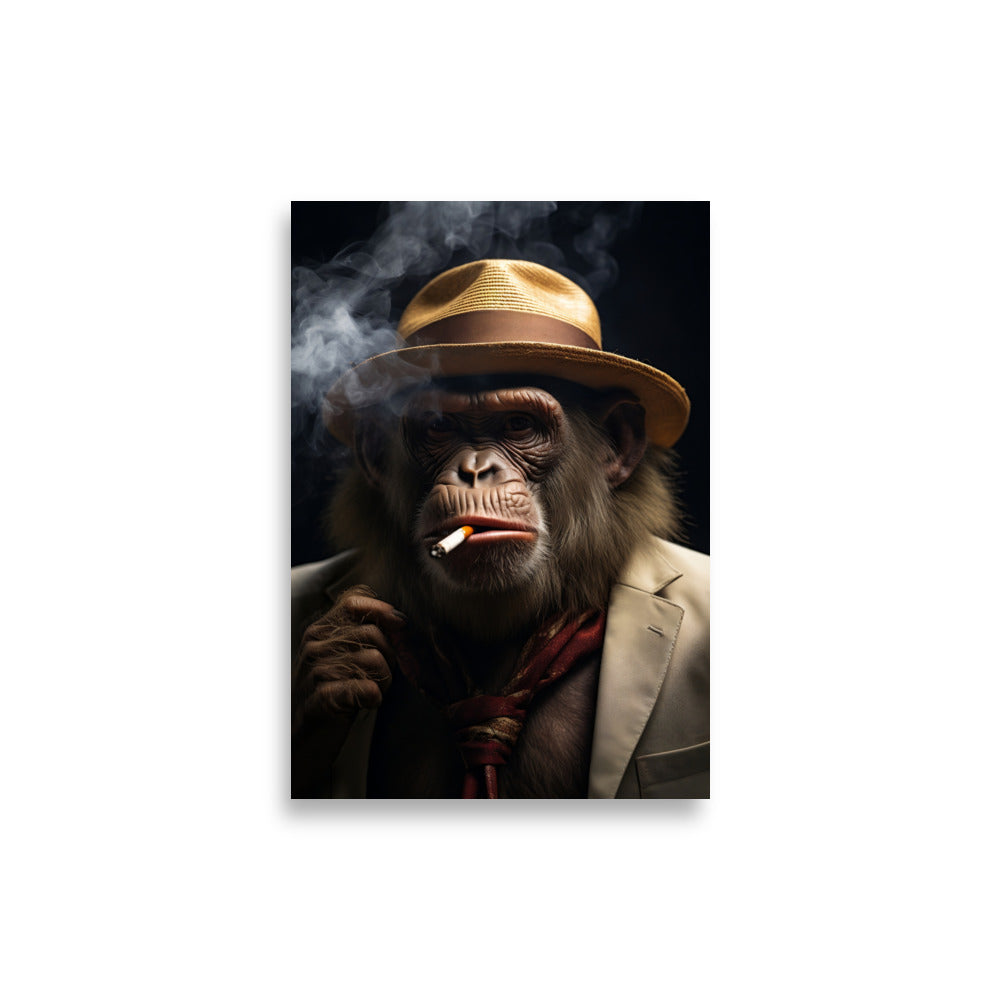 Smoking monkey