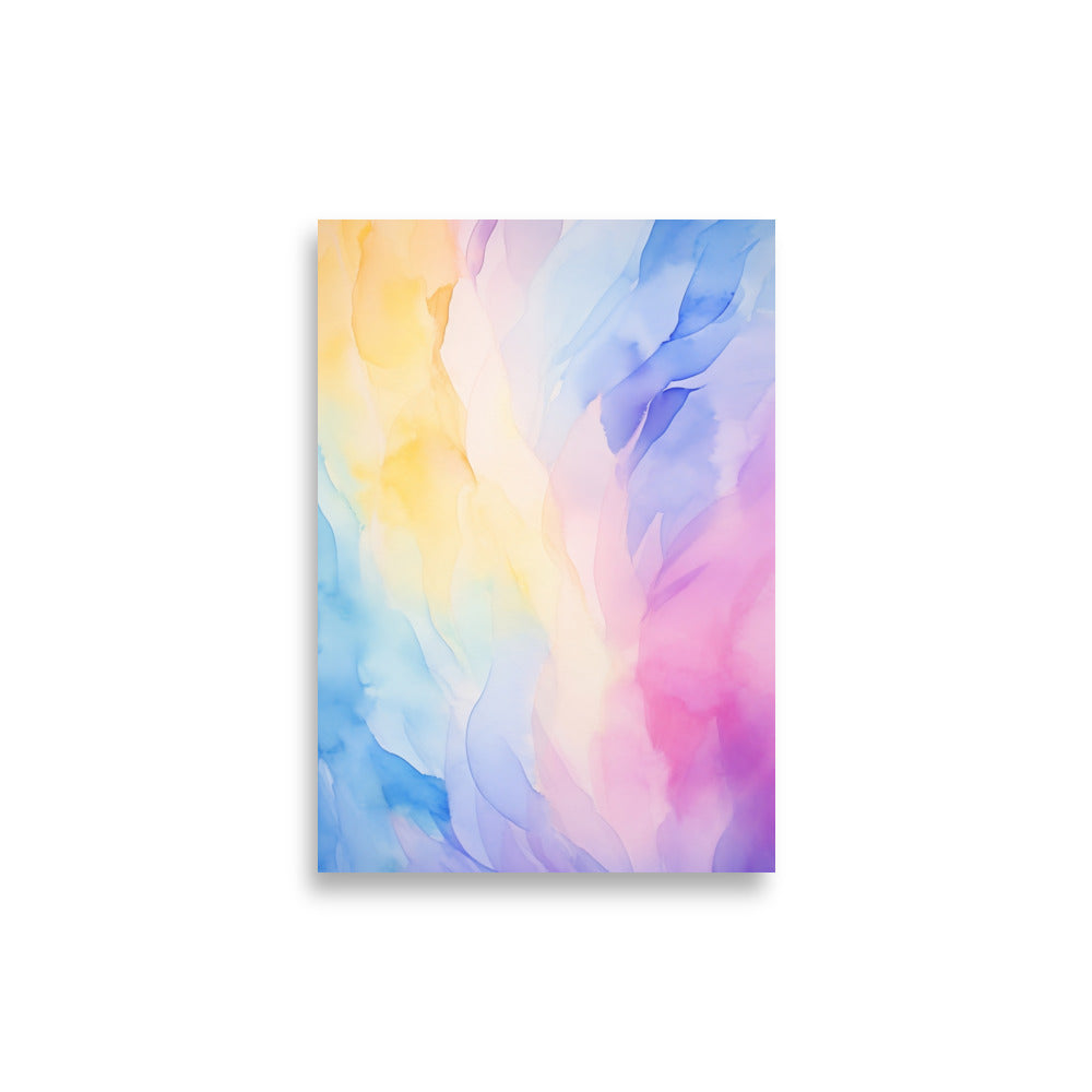 Watercolor brush strokes poster - Posters - EMELART