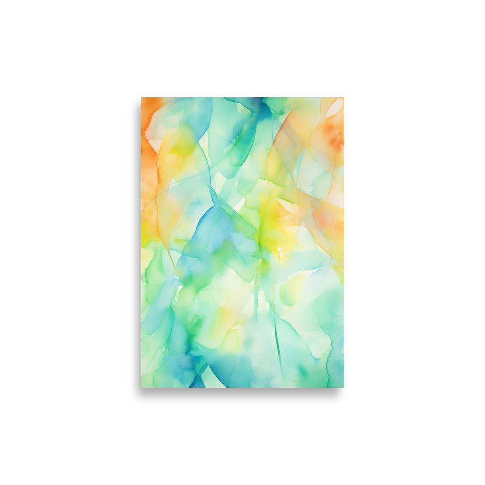 Watercolor brush strokes poster - Posters - EMELART