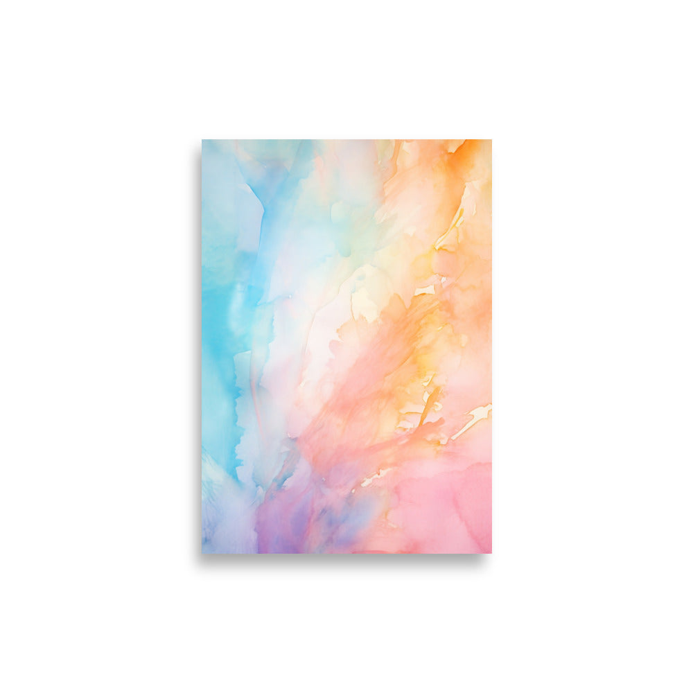 Watercolor brush strokes poster - Posters - EMELART