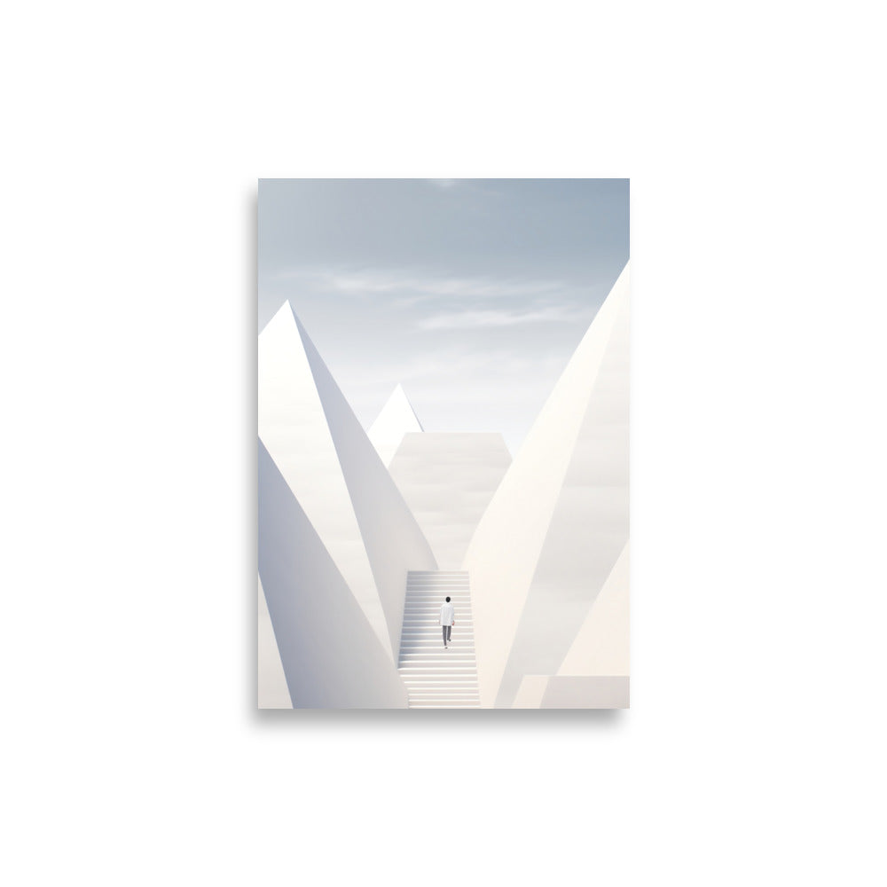 Pyramids minimalistic poster - Posters - EMELART