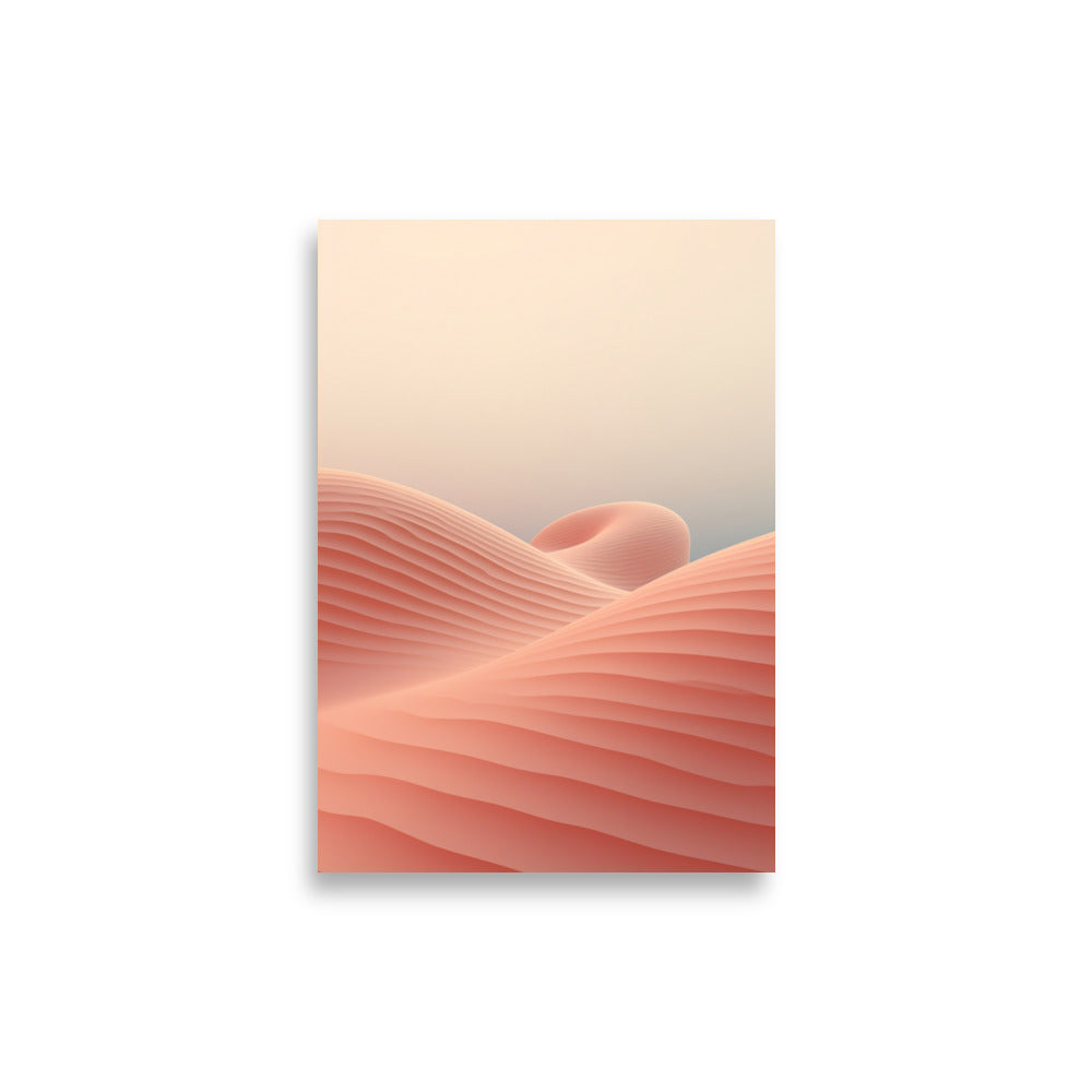 Soft pink lines poster - Posters - EMELART