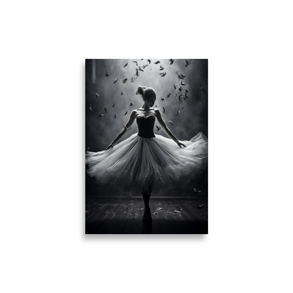 Dancing ballerina poster - Posters - EMELART