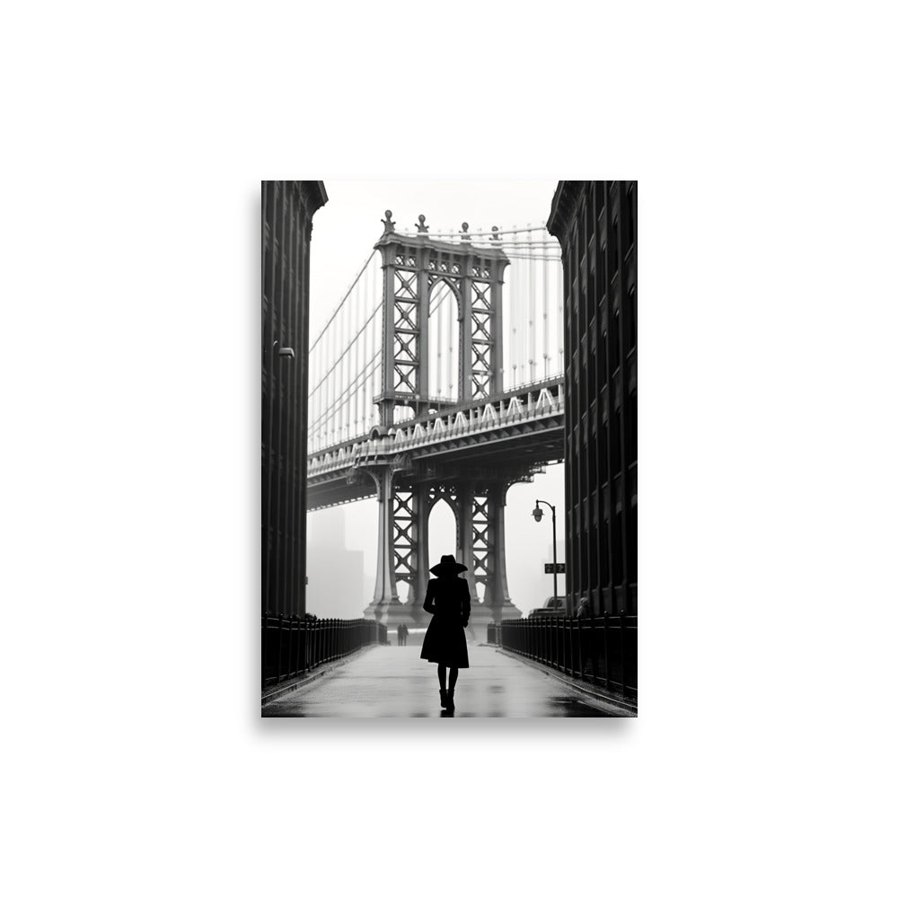 Manhattan bridge poster - Posters - EMELART