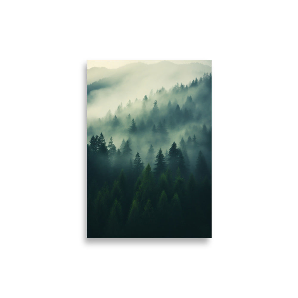 Forest mist poster - Posters - EMELART