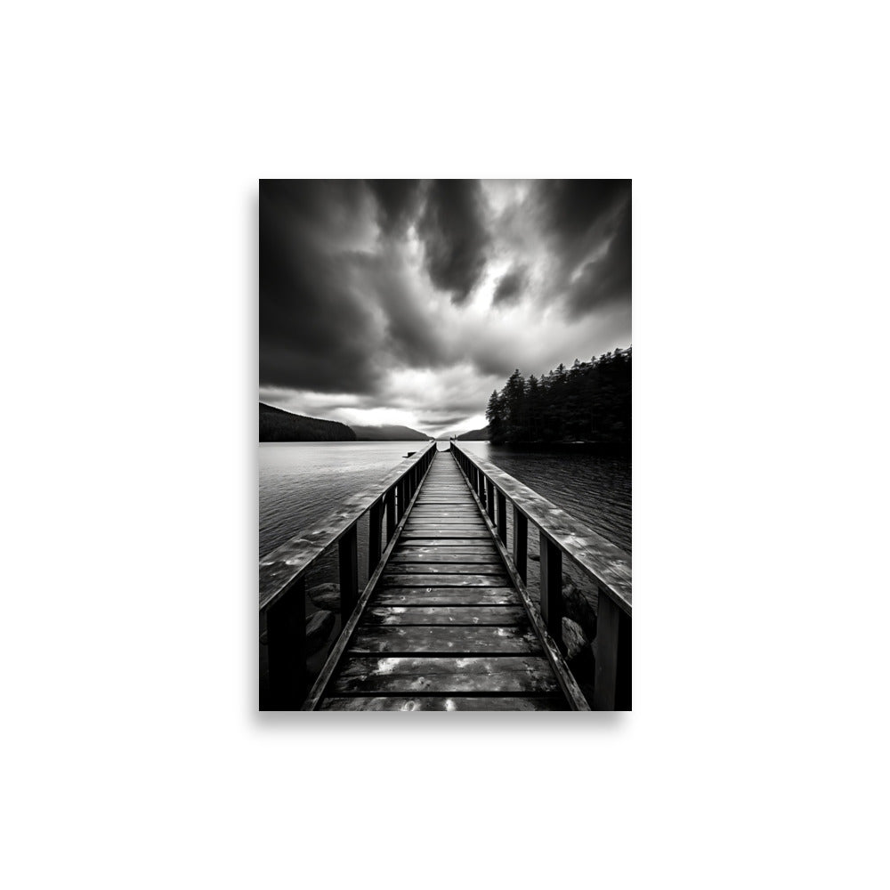 Wooden pier poster - Posters - EMELART