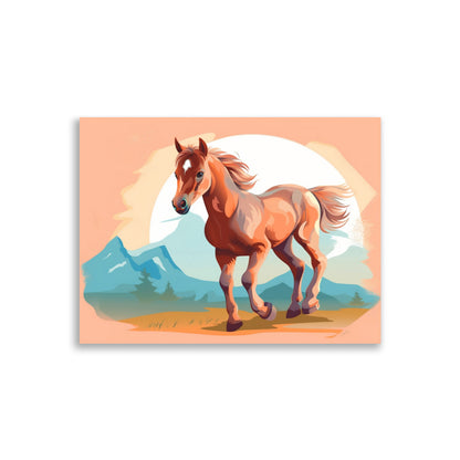 Baby horse poster - Posters - EMELART