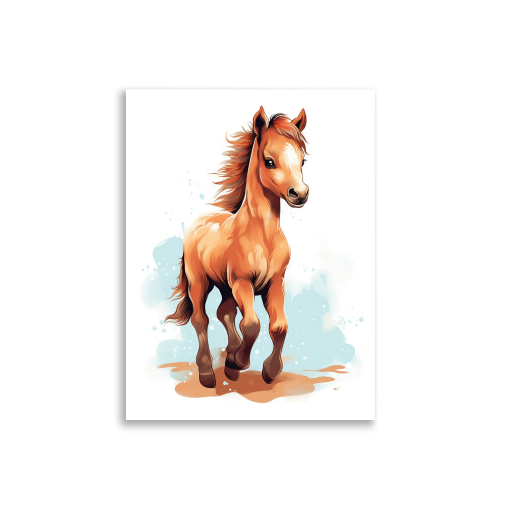 Baby horse poster - Posters - EMELART