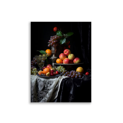 Fruits in baroque style poster - Posters - EMELART