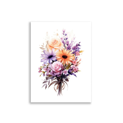 Flower bouquet in watercolor poster - Posters - EMELART