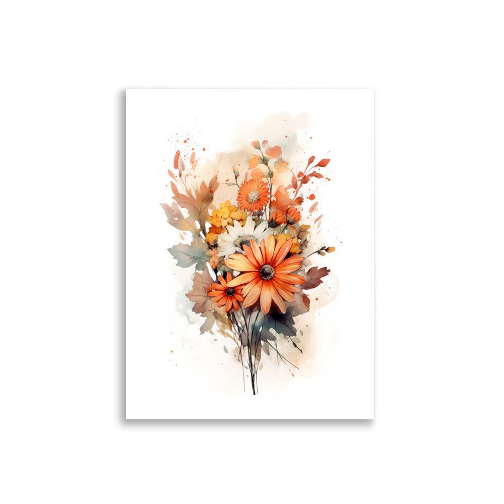 Flower bouquet in watercolor poster - Posters - EMELART