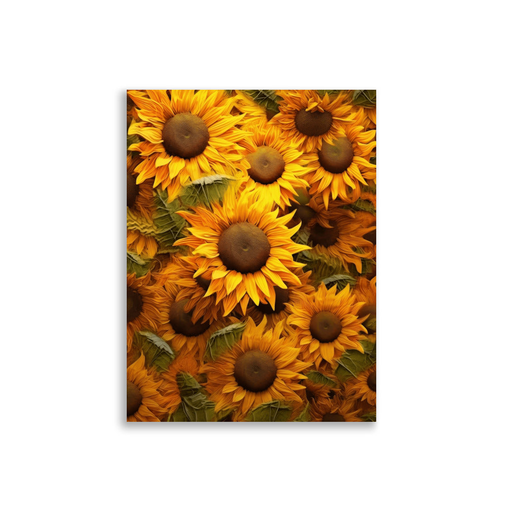 Sunflower field poster - Posters - EMELART