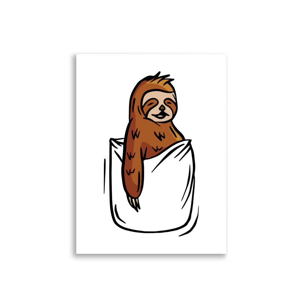Sloth poster - Posters - EMELART