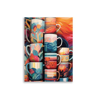 Coffee mugs poster - Posters - EMELART