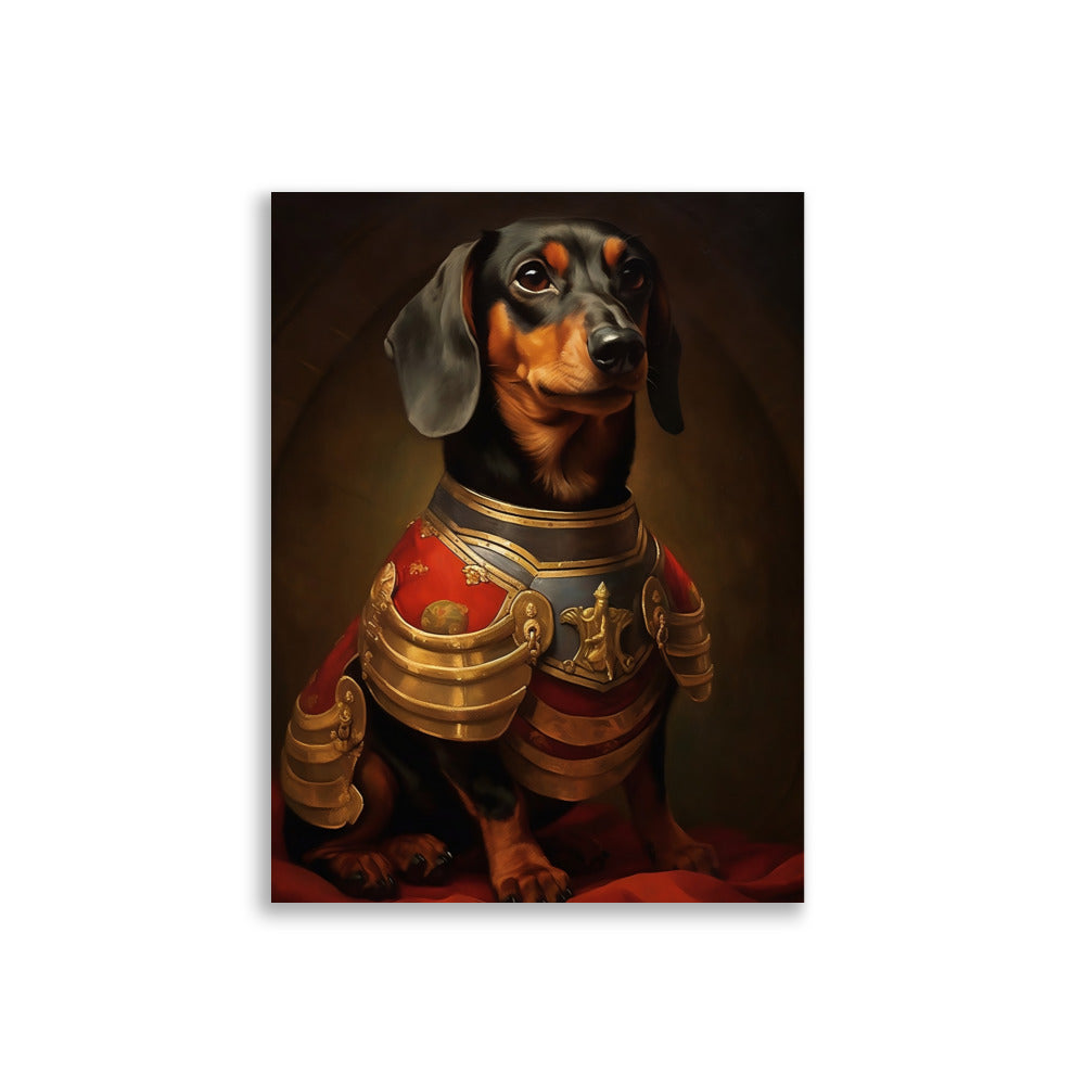 Dachshund majestic painting poster - Posters - EMELART