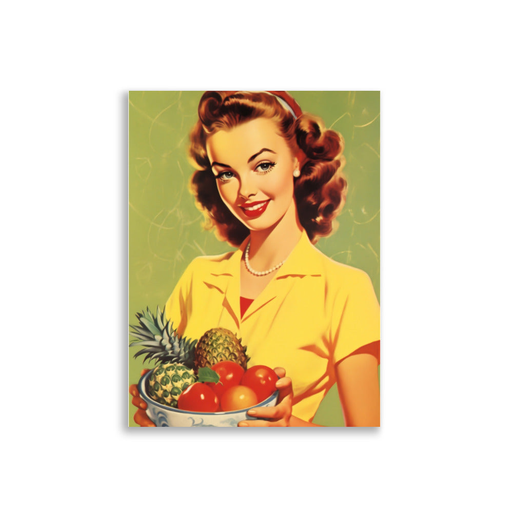 Fruit bowl - Vintage poster - Posters - EMELART