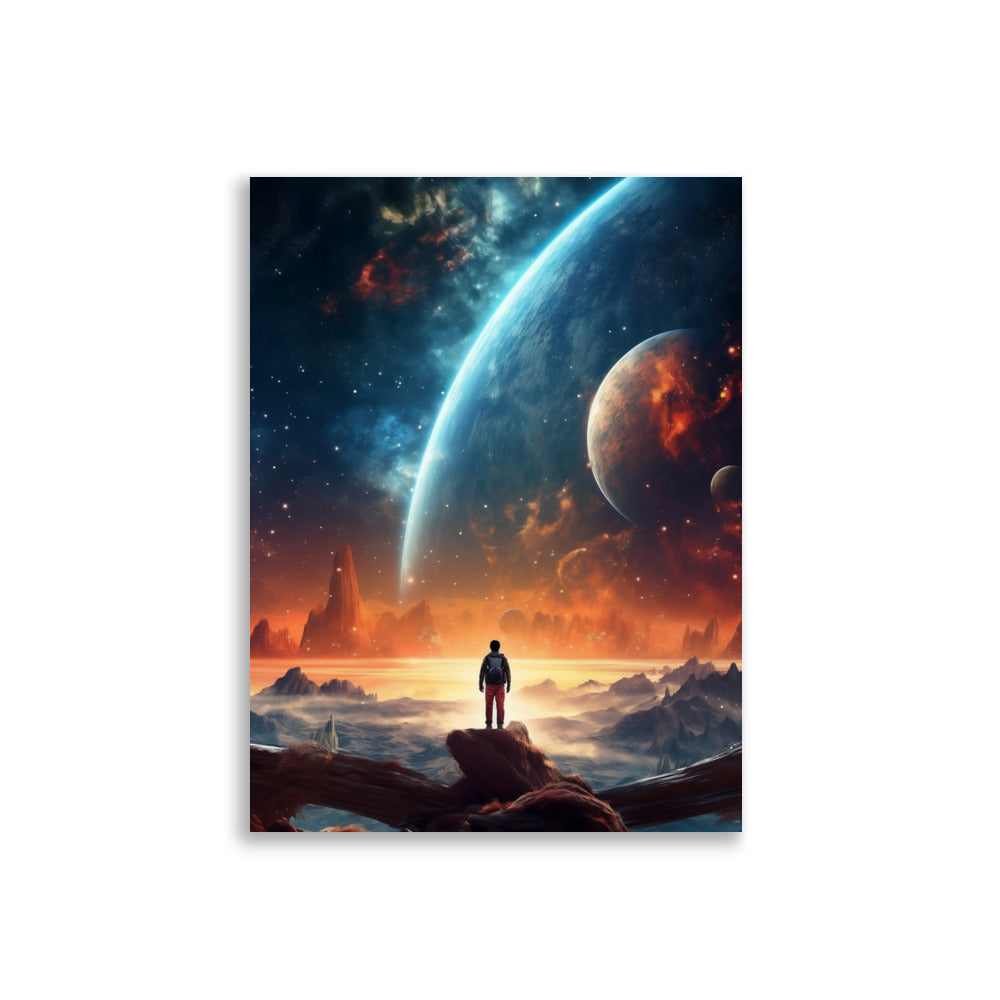 Space view poster - Posters - EMELART