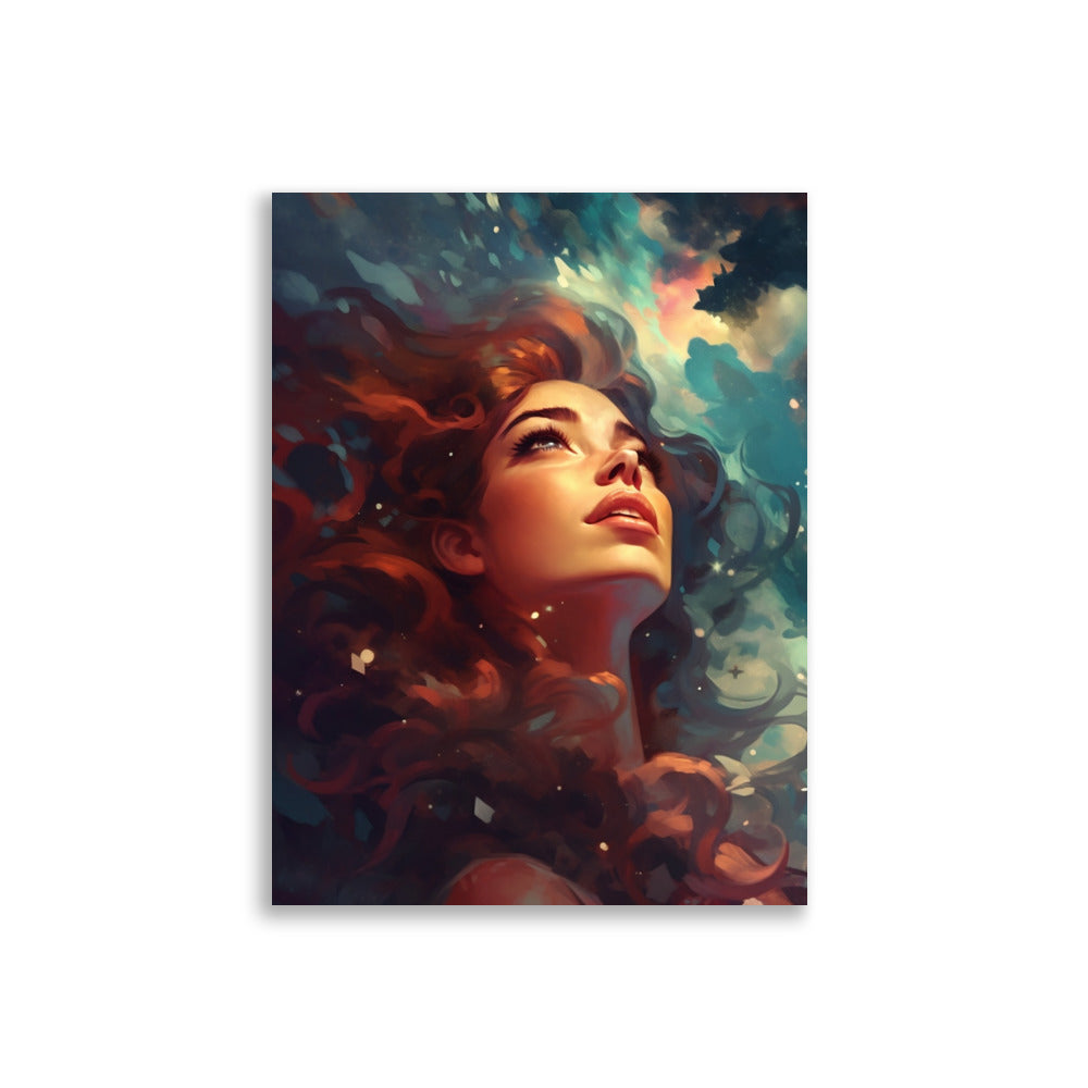 Dreaming girl poster - Posters - EMELART