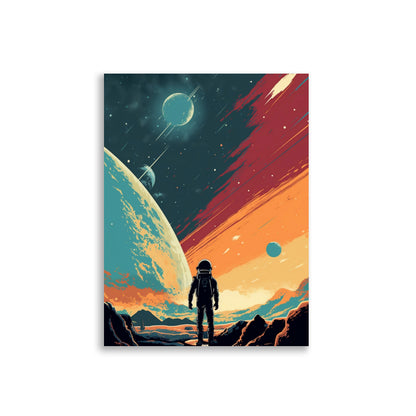 Space illustration poster - Posters - EMELART