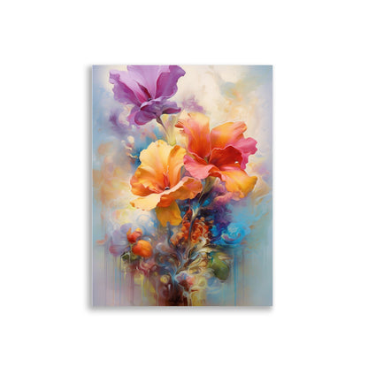 Abstract flowers poster - Posters - EMELART