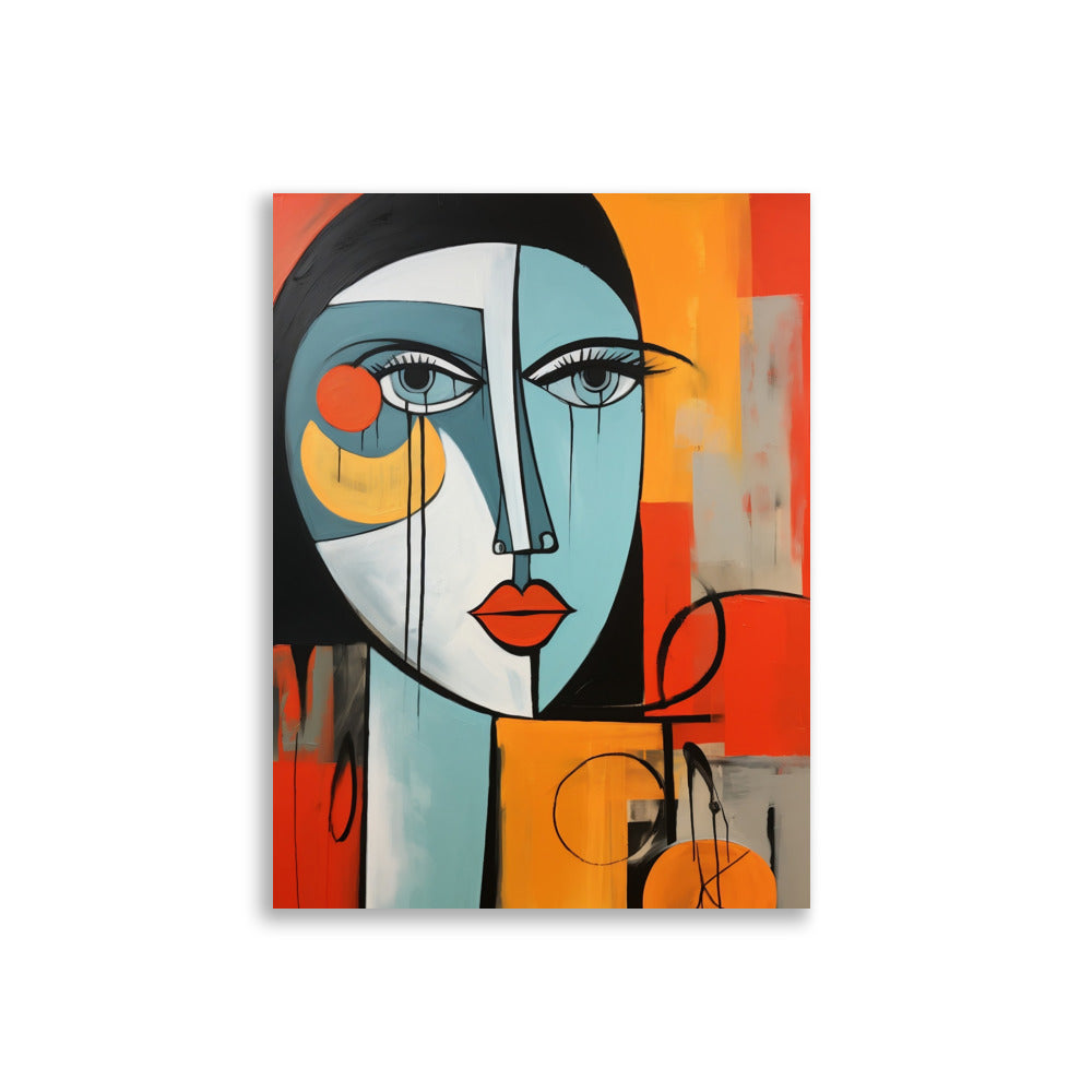 Orange lady poster - Posters - EMELART