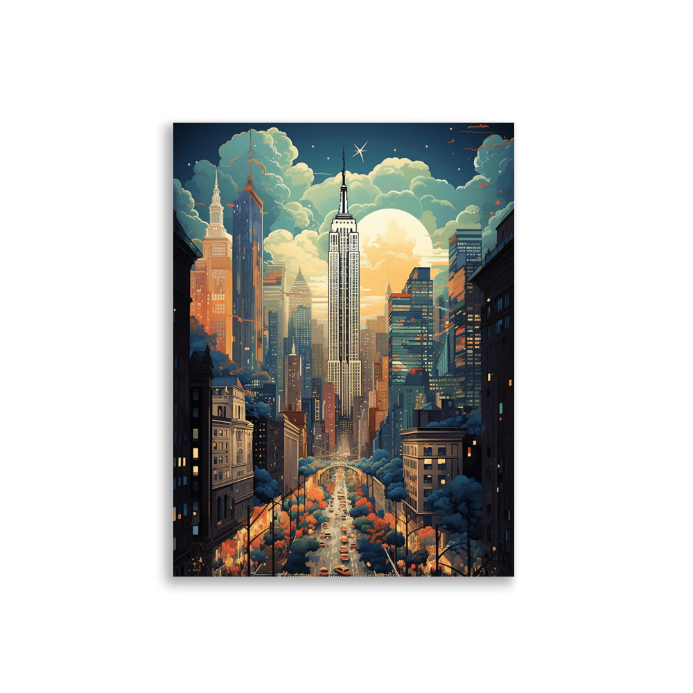 Empire State Building - New York poster - Posters - EMELART