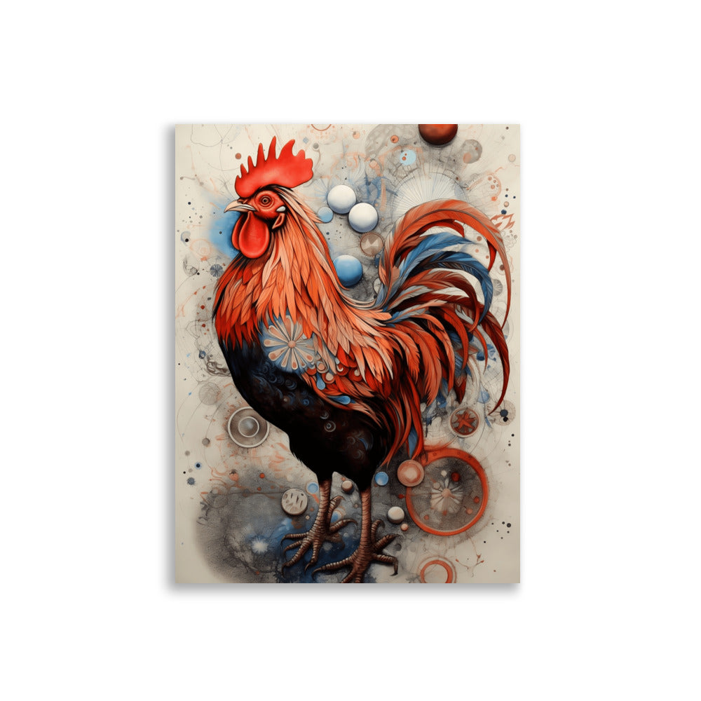 Rooster poster - Posters - EMELART