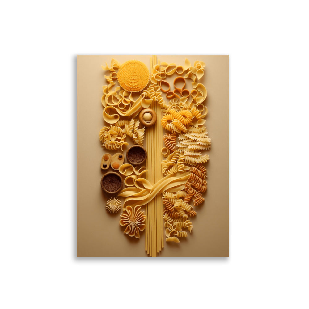 Pasta shapes poster - Posters - EMELART