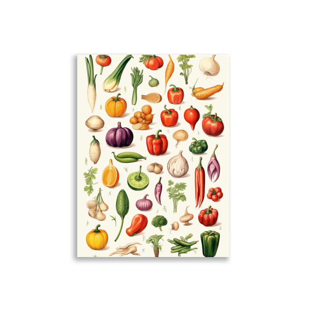 Vegetables poster - Posters - EMELART