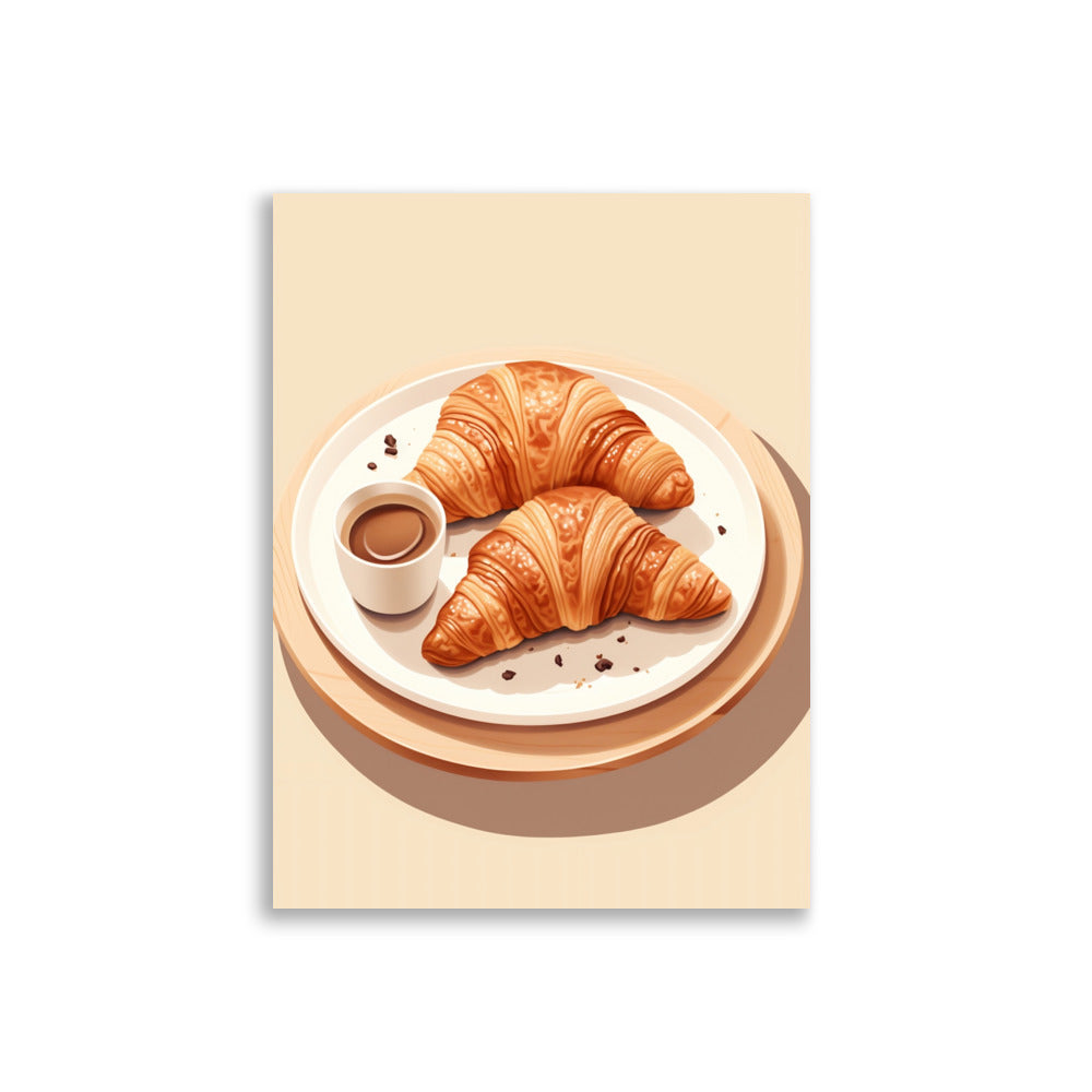 Croissants poster - Posters - EMELART