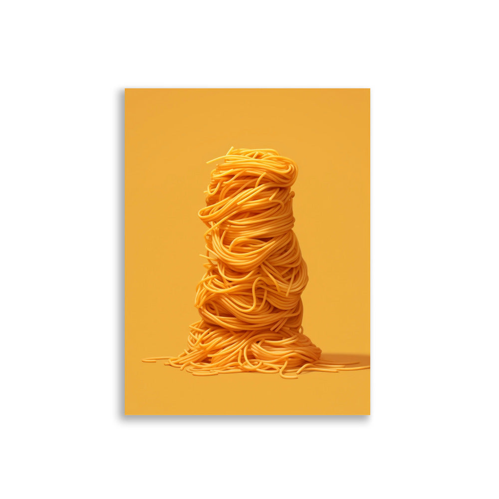 Pile of pasta poster - Posters - EMELART