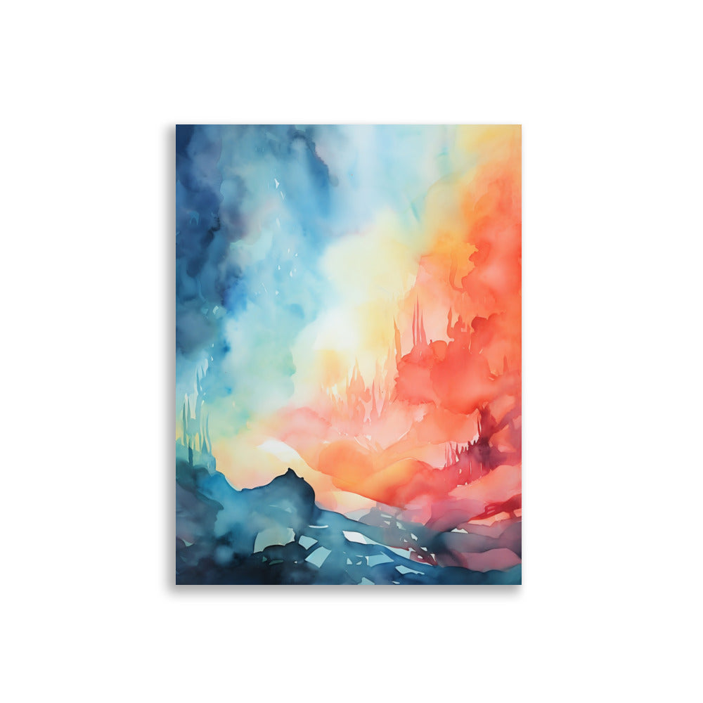 Abstract scenery pastel poster - Posters - EMELART