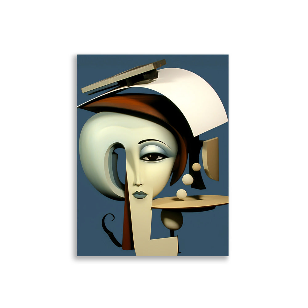 Cubism in 3d poster - Posters - EMELART