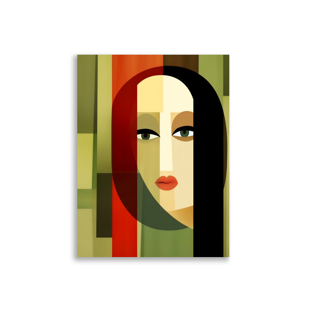 Cubism woman poster - Posters - EMELART